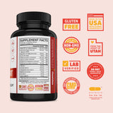 ZHOU Thyroid Support: etiqueta muestra ingredientes clave para apoyo nutricional diario.