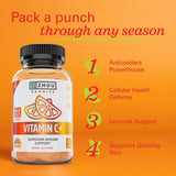 Producto apto para todas las edades, Zhou Vitamin C+ Gummies uso diario.