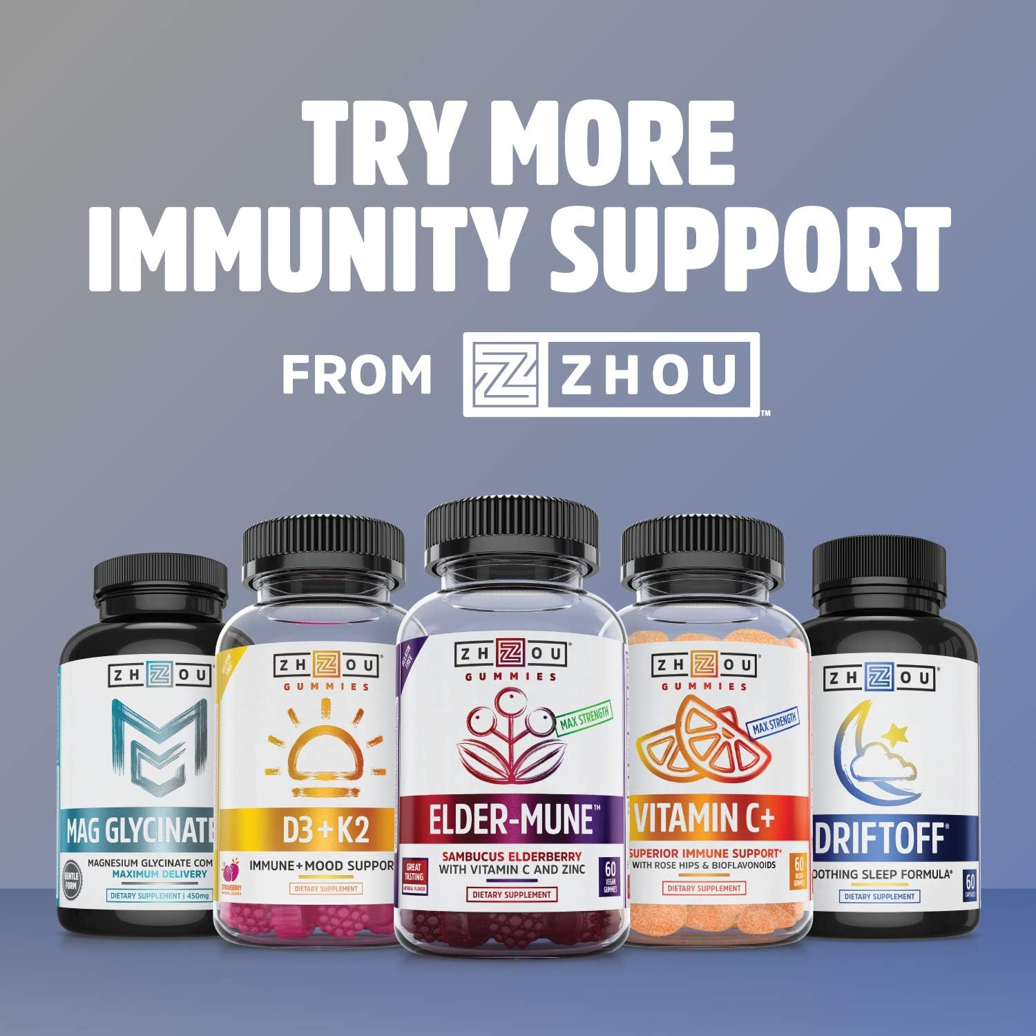 Zhou Zinc Defender: vitamina B6 que acompaña la mineralización diaria.