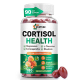 ZHPHK Cortisol: botella de cápsulas blandas para equilibrio diario.