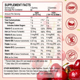Gominolas de hierro ZHPHK sabor cereza, ideales para energía diaria.
