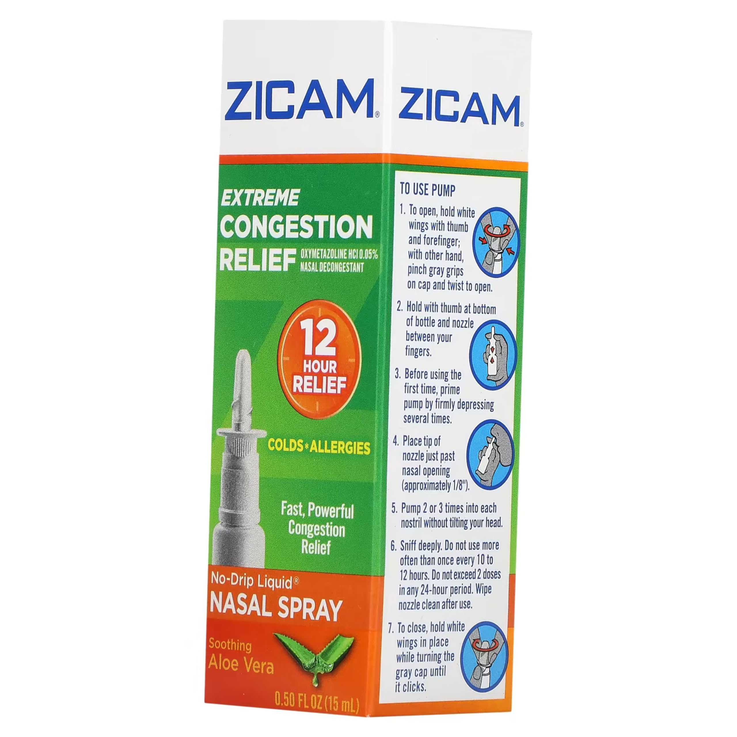 Paquete de 12 Zicam, opción conveniente para el hogar.