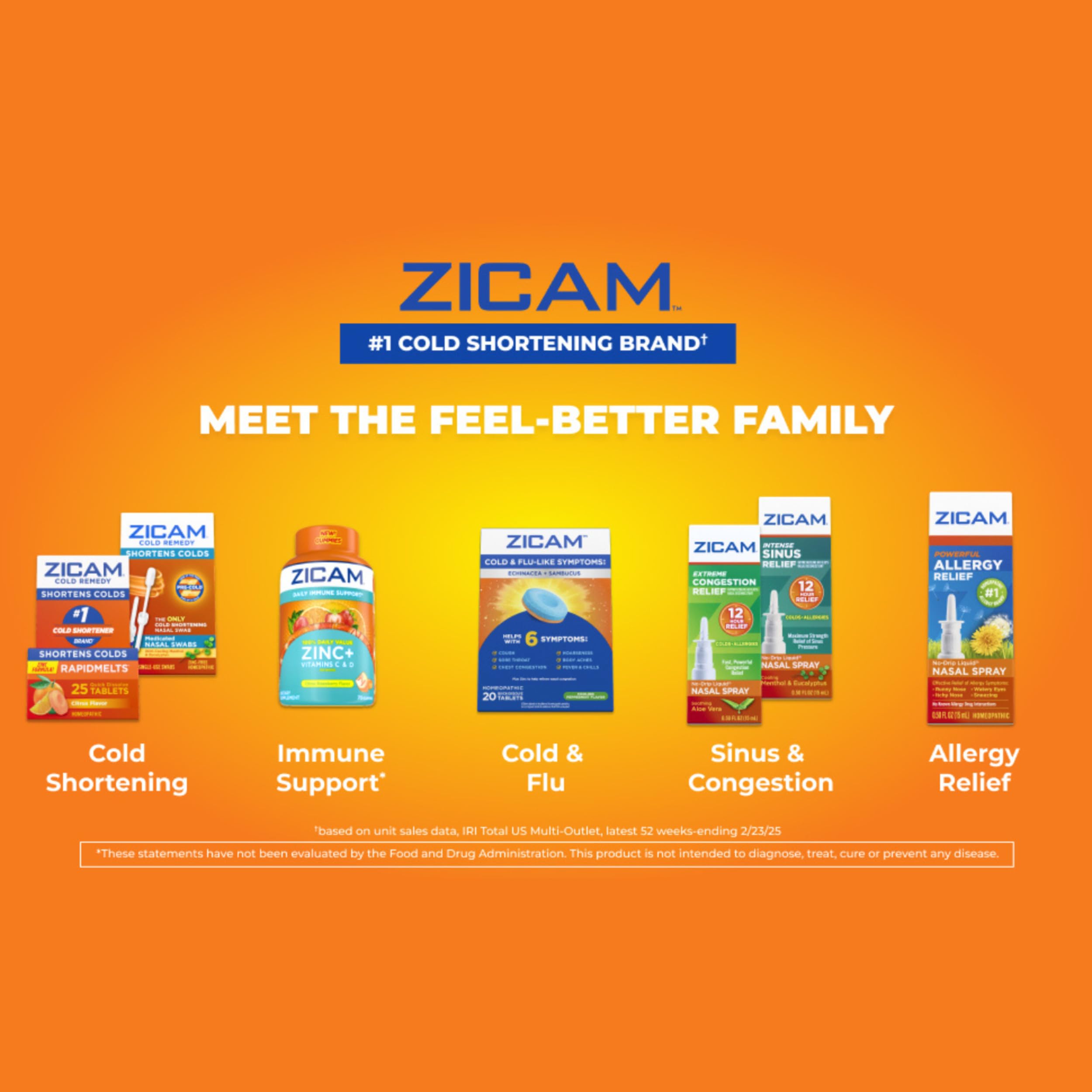 Zicam Cold Remedy empaque compacto, ideal para bolsillos y viajes ligeros.