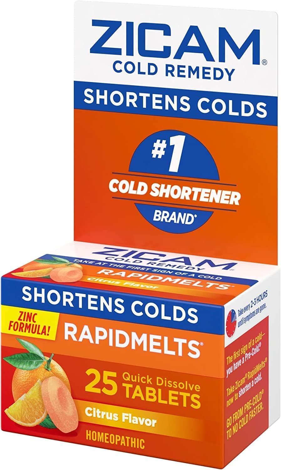 Dosis portatil de Zicam para llevar contigo.