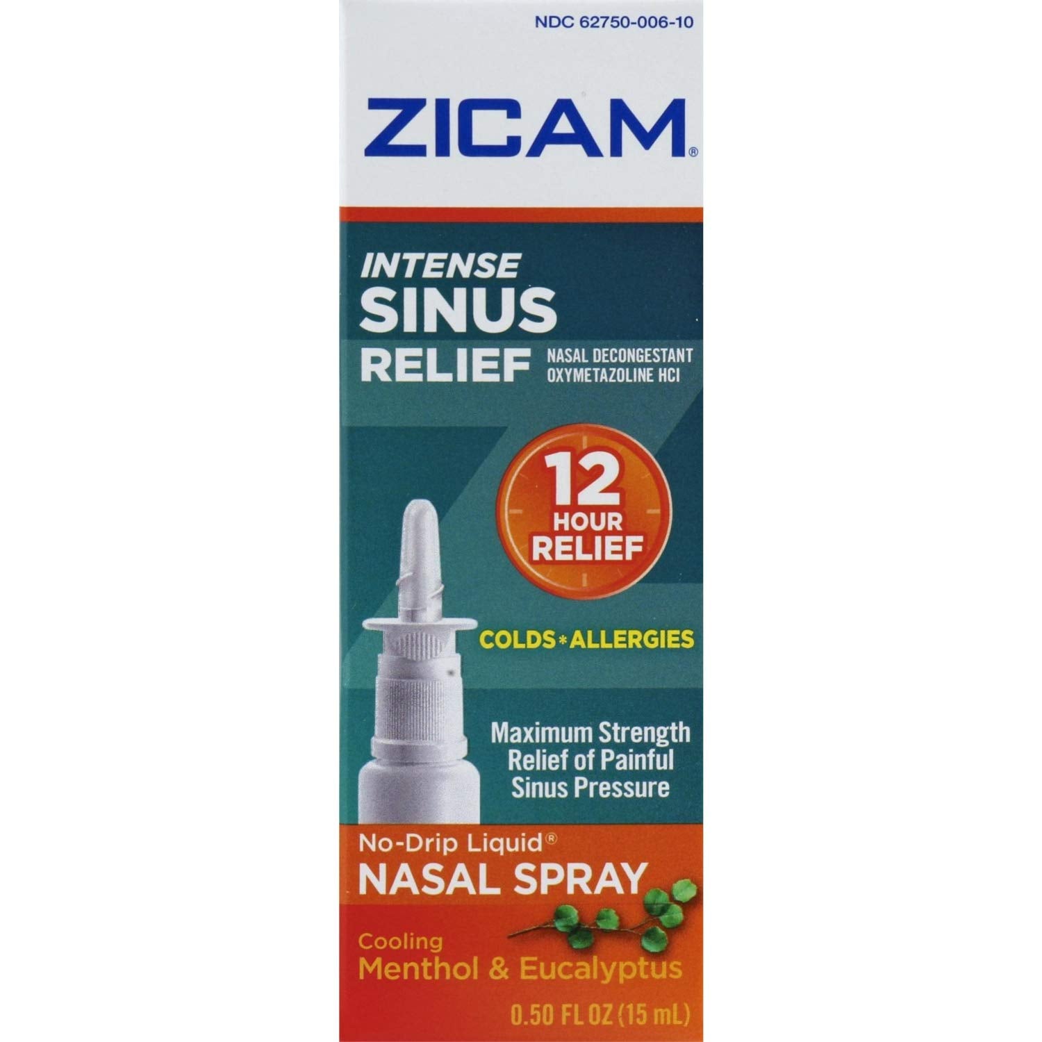 Zicam Intense muestra un aplicador nasal preciso para dosis controladas.