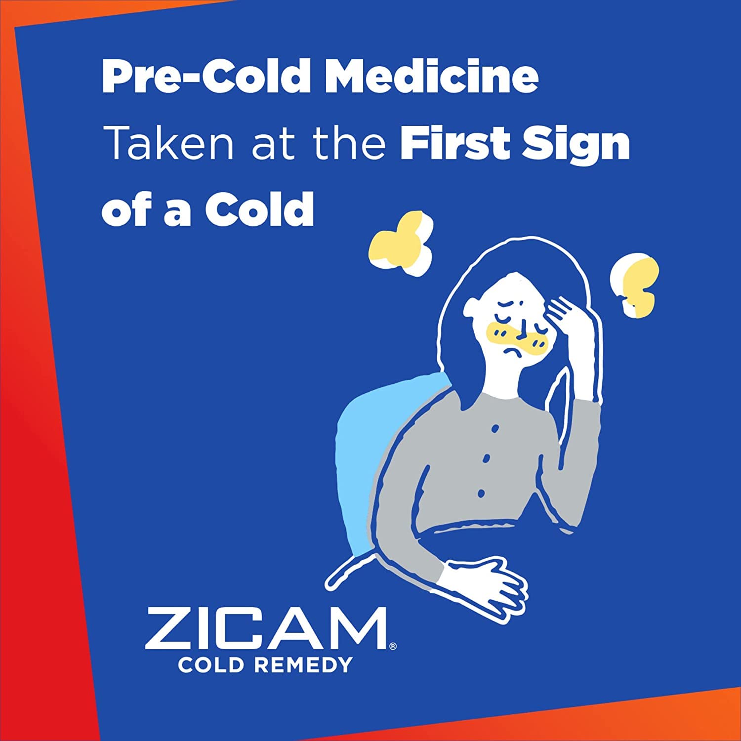 Zicam RapidMelts se disuelven en la boca sin agua para primer signo.