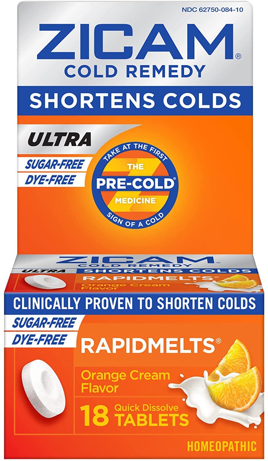 Zicam Ultra RapidMelts: empaque práctico para guardar en la cartera.