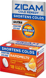 Zicam Ultra RapidMelts: formato práctico para uso en movimiento.