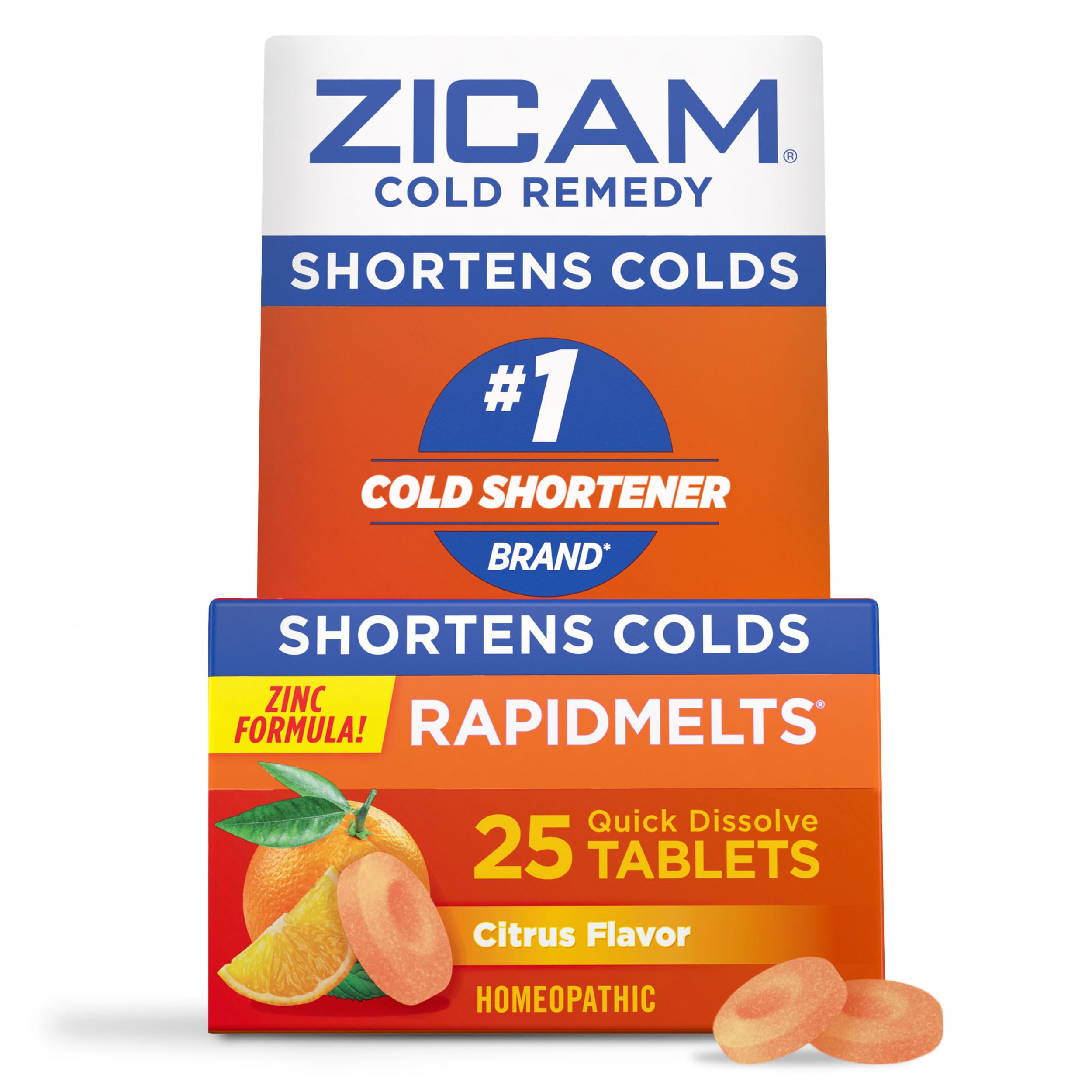 Zicam Zinc Remedio para resfriado tableta de disolucion rapida