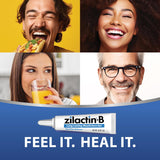 Zilactin-B contiene benzocaína al 10% para alivio inmediato