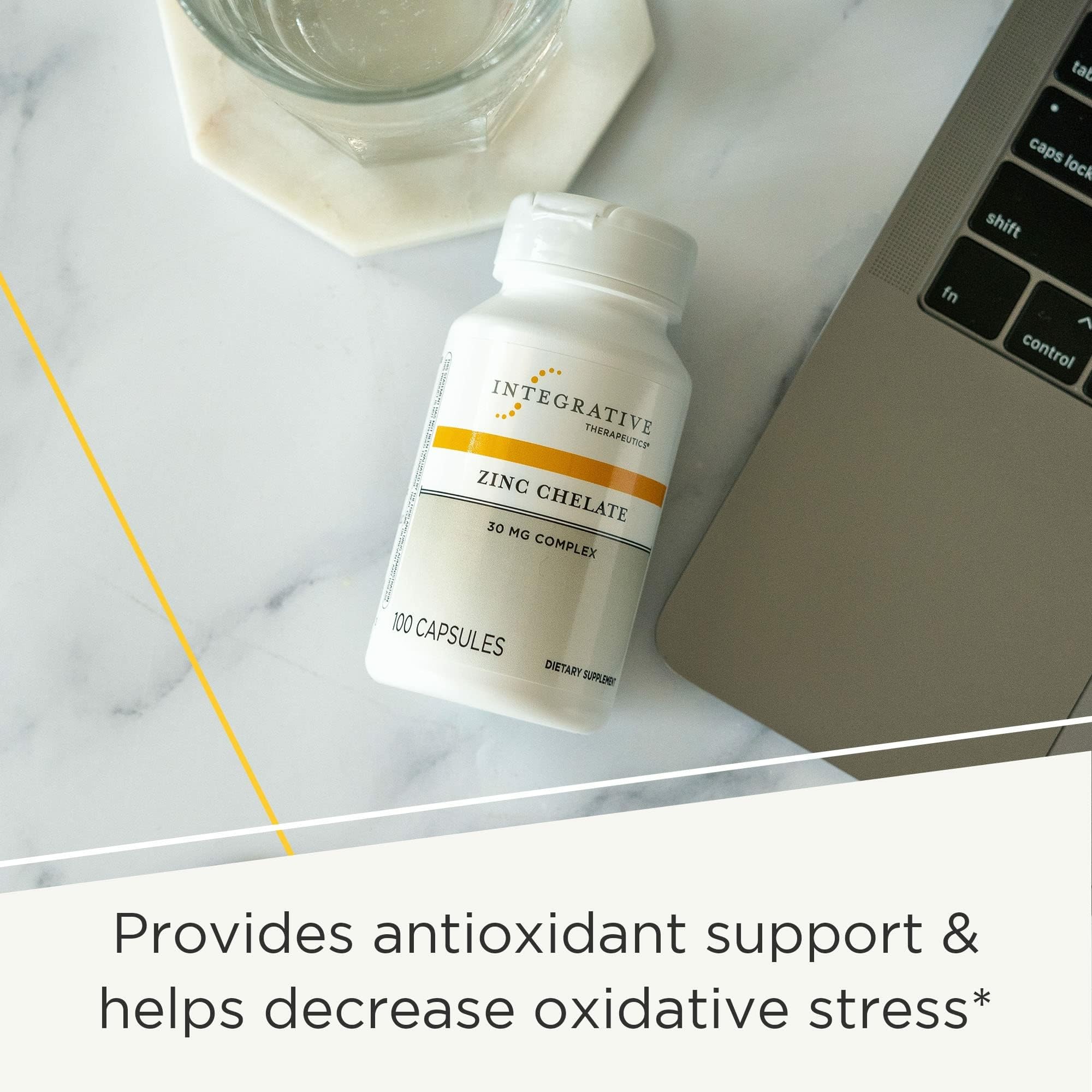 Zinc bisglycinato de Integrative Therapeutics, forma altamente absorbible.