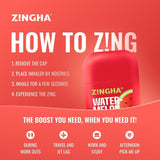 Aroma menta y eucalipto Z!NGHA, inhalación refrescante.