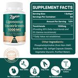 Zingicin Vitamina E Tocotrienoles Liposomal, contenido natural sin aditivos