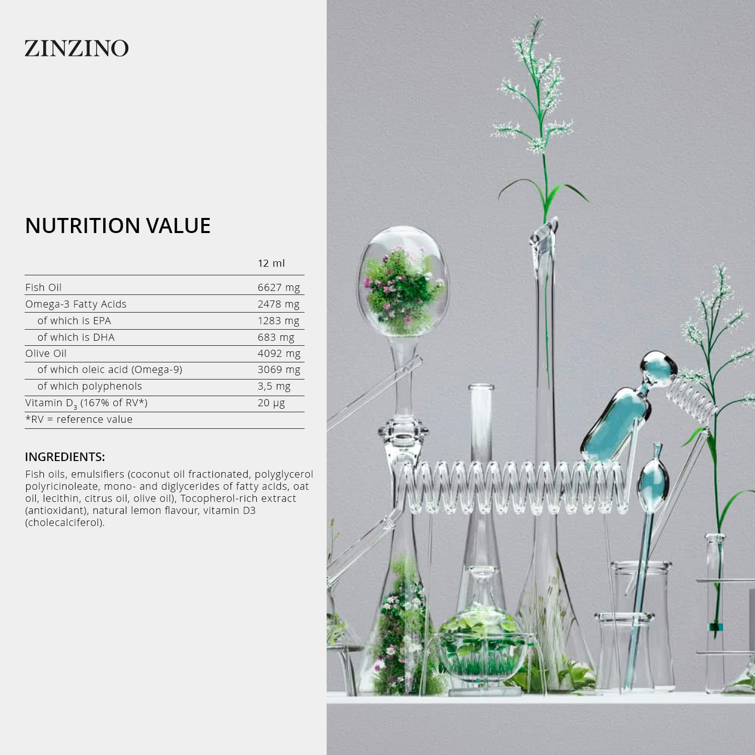 Zinzino BalanceOil+ AquaX - dosis diaria fácil de incorporar a tu rutina.