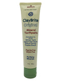 Claybrite de Zion Health, pasta dental suave para aliento fresco.