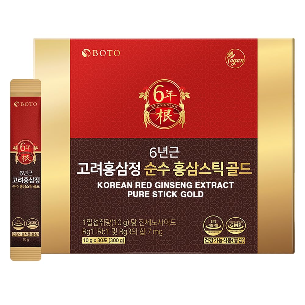 ZIOSTAND BOTO stick de ginseng rojo coreano para vitalidad diaria