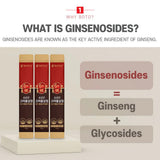 Detalle del stick con ginseng de 6 años y alta potencia