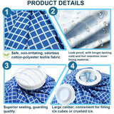 ZIPICU bolsas de hielo anti-fugas con diseño cómodo y resistente.