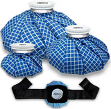 ZIPICU bolsas de hielo para lesiones, anti-fugas en diferentes tallas.