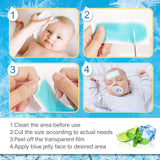 Parches ZIXAOK recortables para frente y cuello, ajuste cómodo