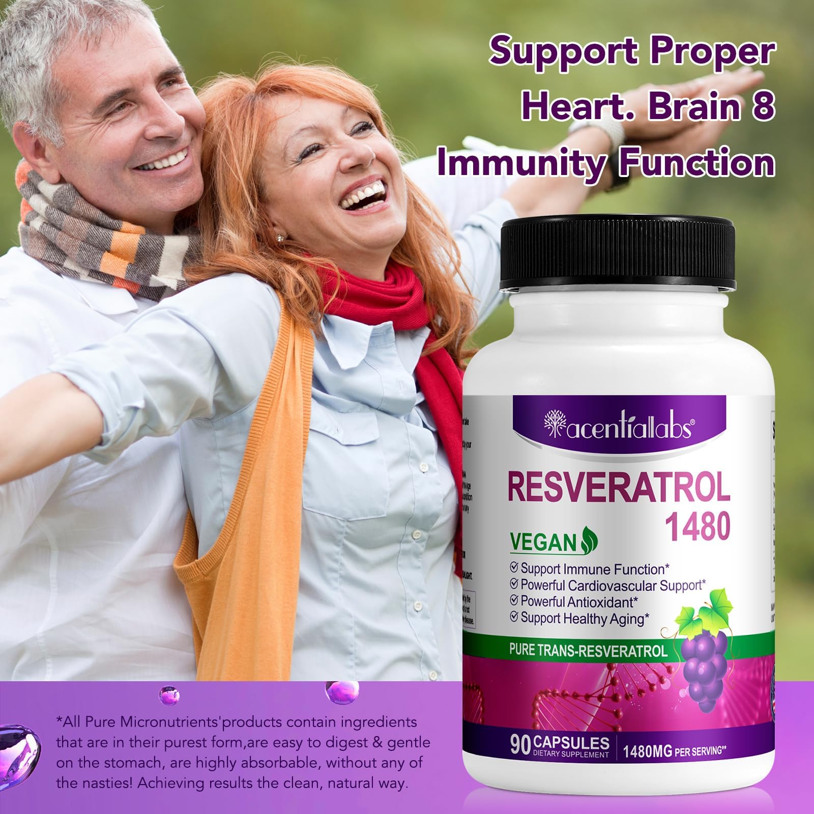 Control de calidad en laboratorio para ZIXAOK Resveratrol y seguridad del producto.