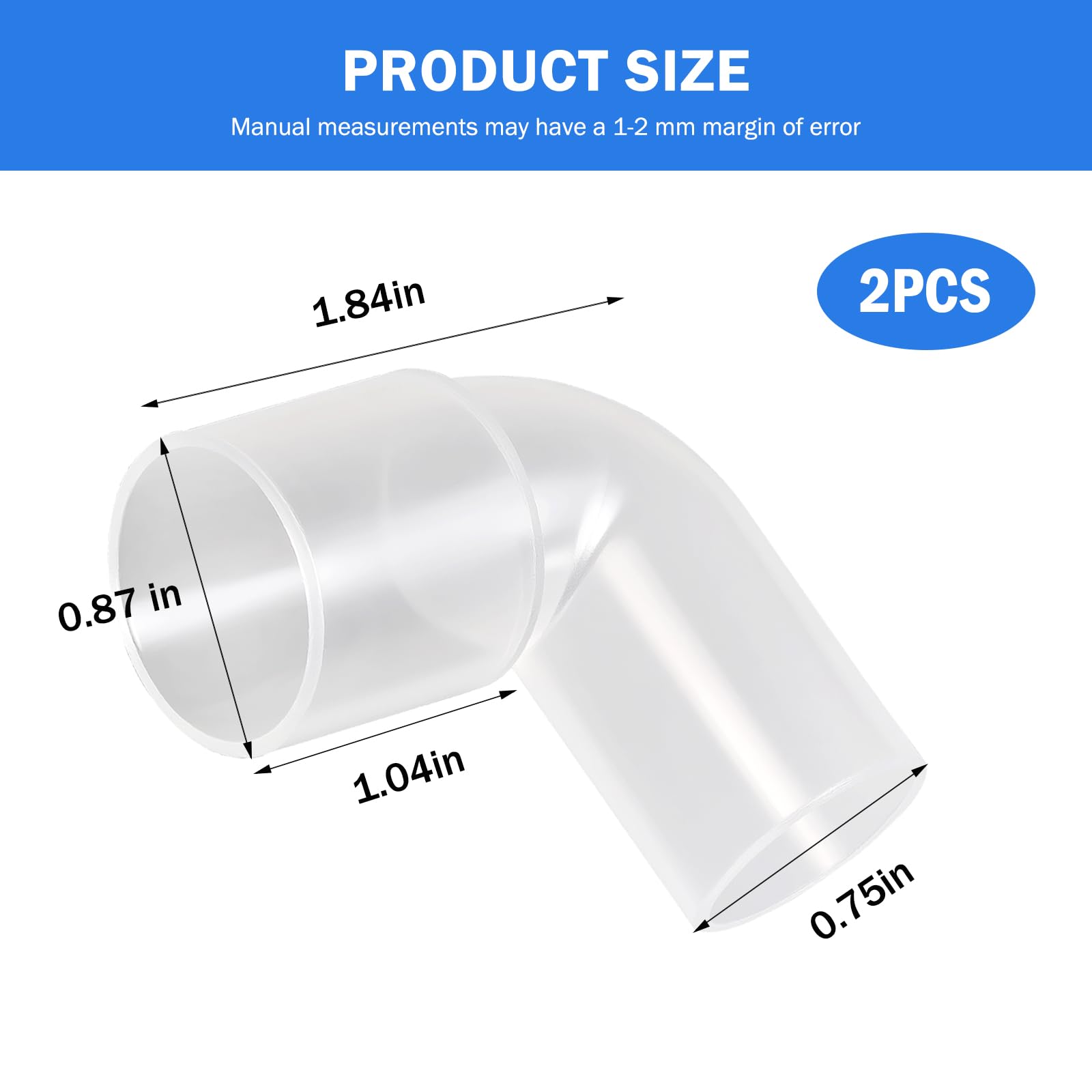 Materiales duraderos ZJZZJZ para conector CPAP resistente