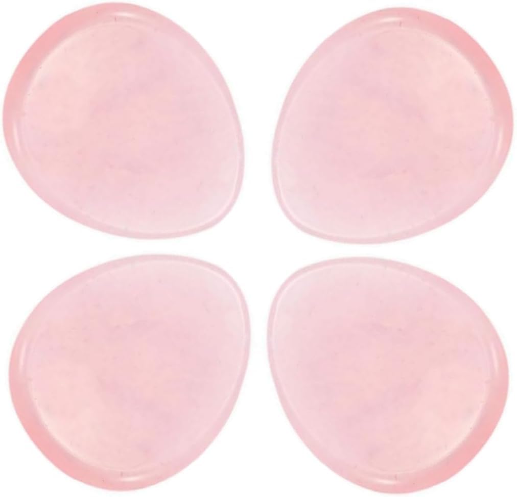 Piedra de cuarzo rosa de zmgmsmh para meditación y relajación diaria