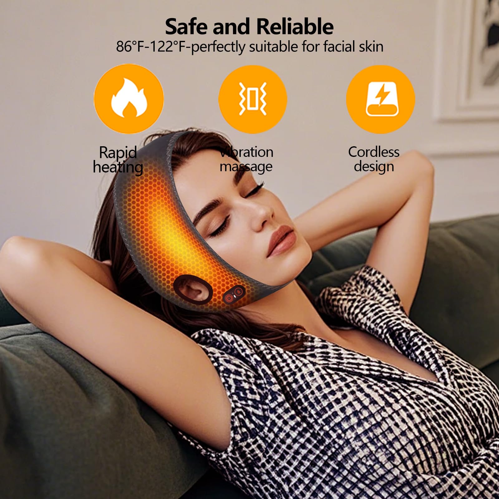 ZMHWANY diseño ergonómico se adapta al contorno facial para mayor comodidad.