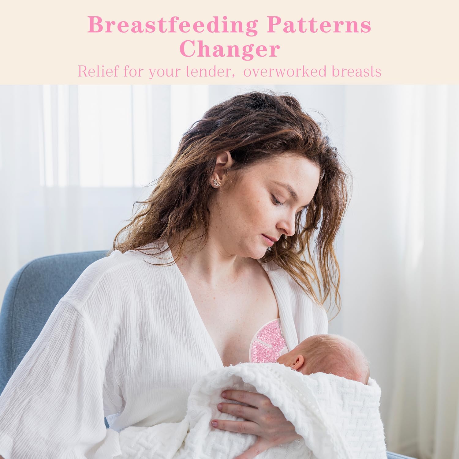 Almacenamiento práctico para mantener las compresas listas para usar.