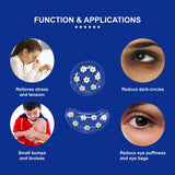 ZNÖCUETÖD Almohadillas ojos: calor y frío para terapia suave