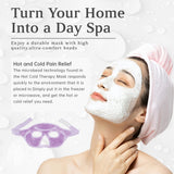 ZNÖCUETÖD mascarilla para frente y ojos, gel suave y cómodo