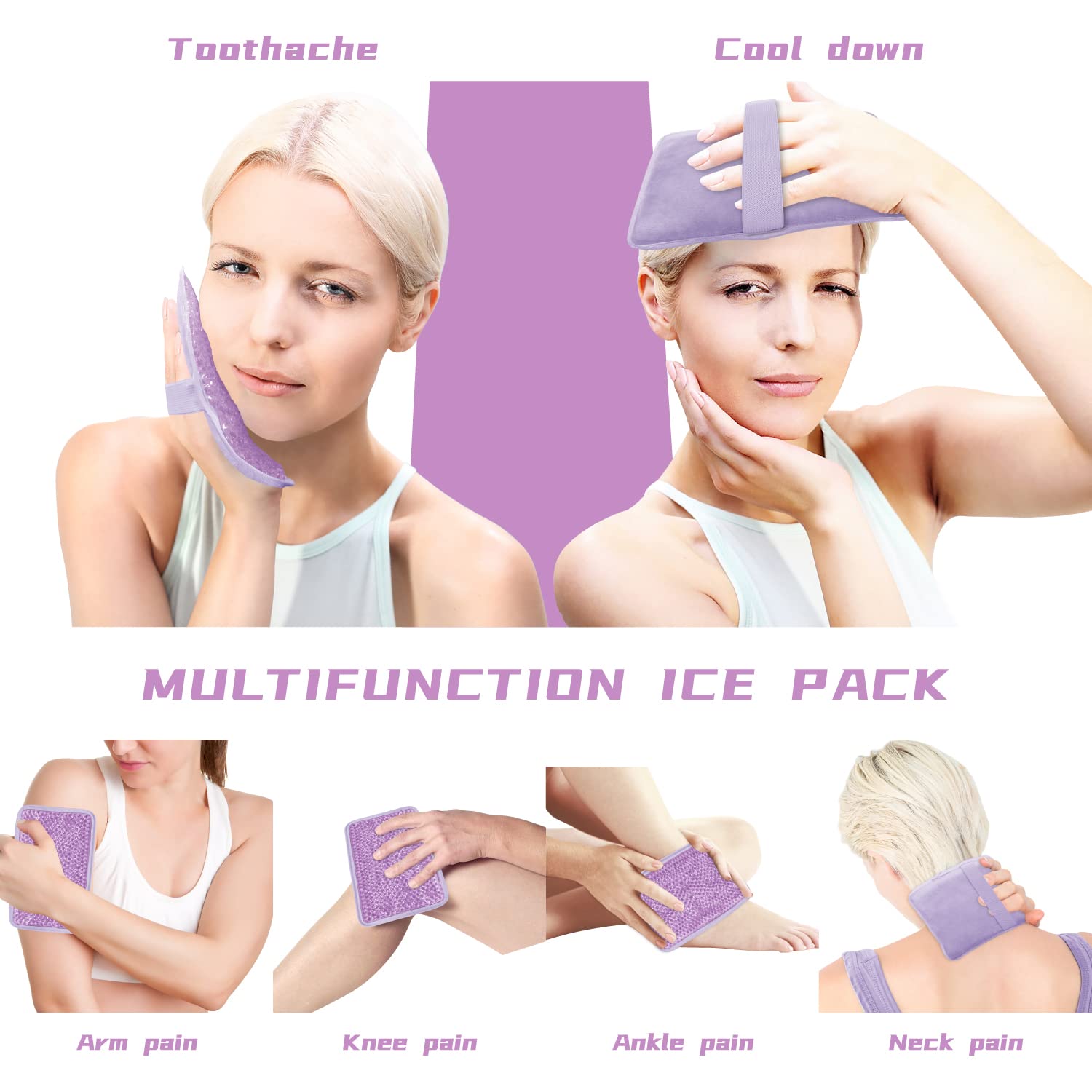 ZNÖCUETÖD aplicacion-hombro, terapia fría o caliente para inflamación.