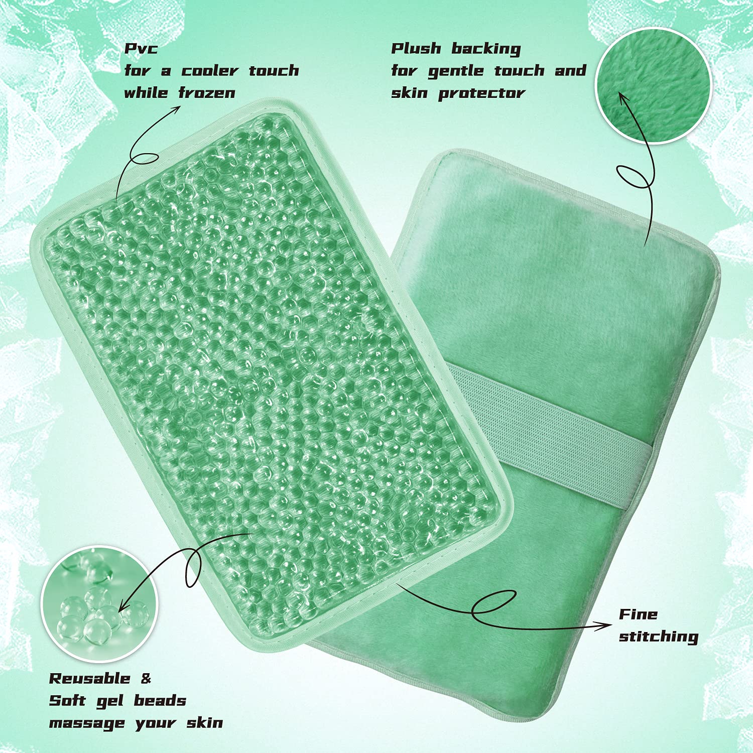 ZNÖCUETÖD bolsa de gel para hielo en el cuello, alivio localizado.