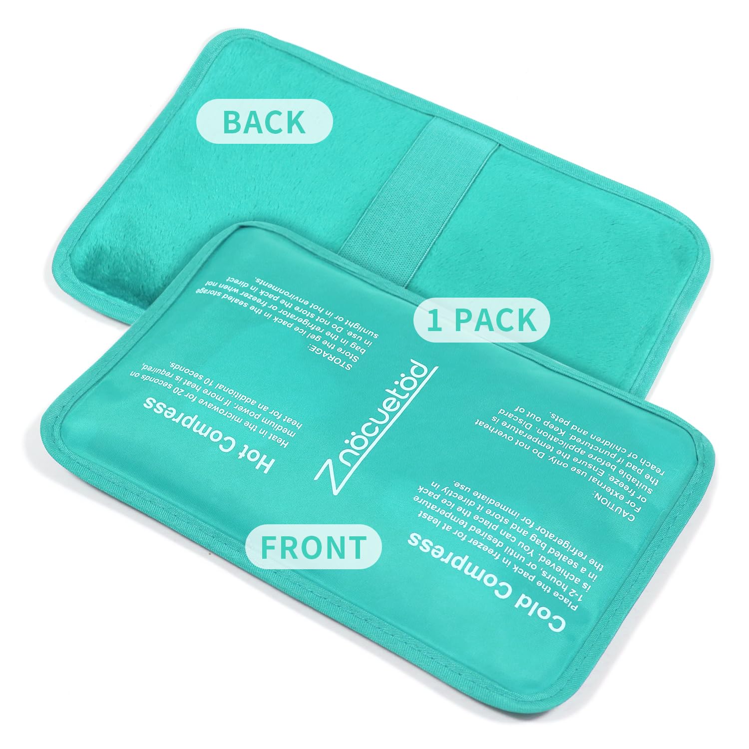 ZNÖCUETÖD bolsa-hielo-gel-suave-reutilizable para inflamación leve y dolor