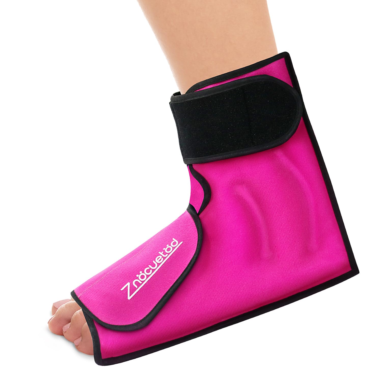 ZNÖCUETÖD bolsa de hielo para tobillo y talón con ajuste, alivio localizado.