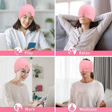 ZNÖCUETÖD gorra terapia frío/calor, uso dual para comodidad.
