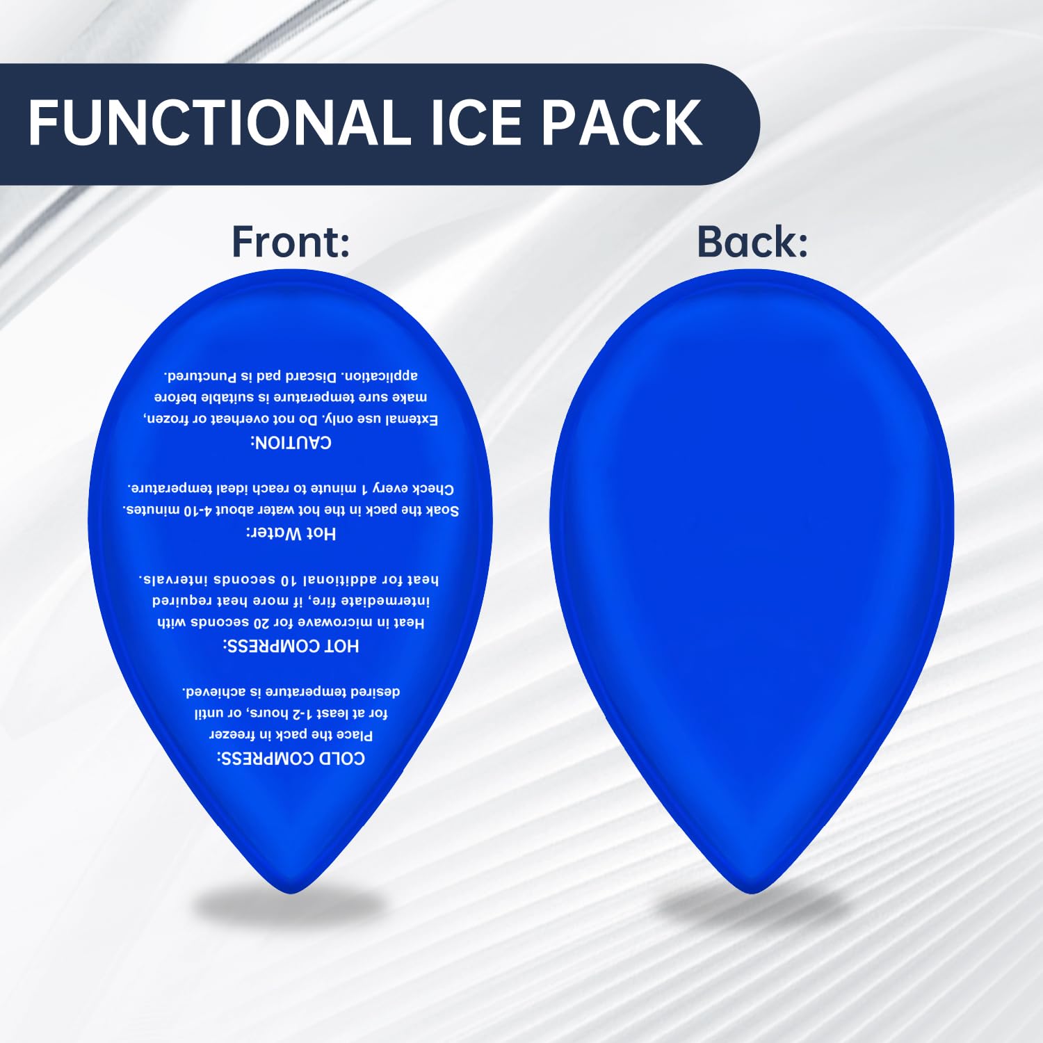 ZNÖCUETÖD cubierta hielo dental para mandíbula, alivio localizado