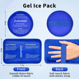 ZNOCUETOD gel frío redondo para rodillas y tobillos
