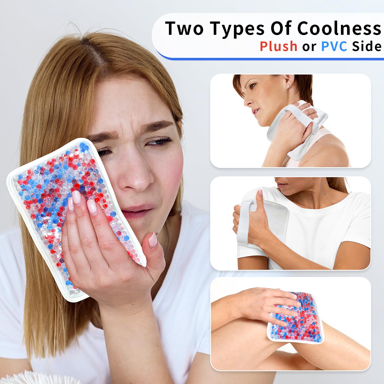 ZNÖCUETÖD gel pack moldeable, distribución uniforme del frío