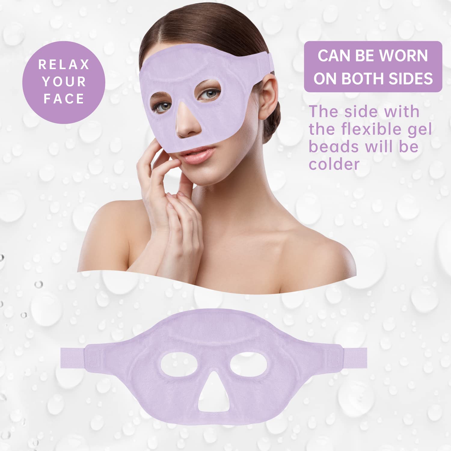 ZNÖCUETÖD mascarilla de confort para la noche, descanso suave