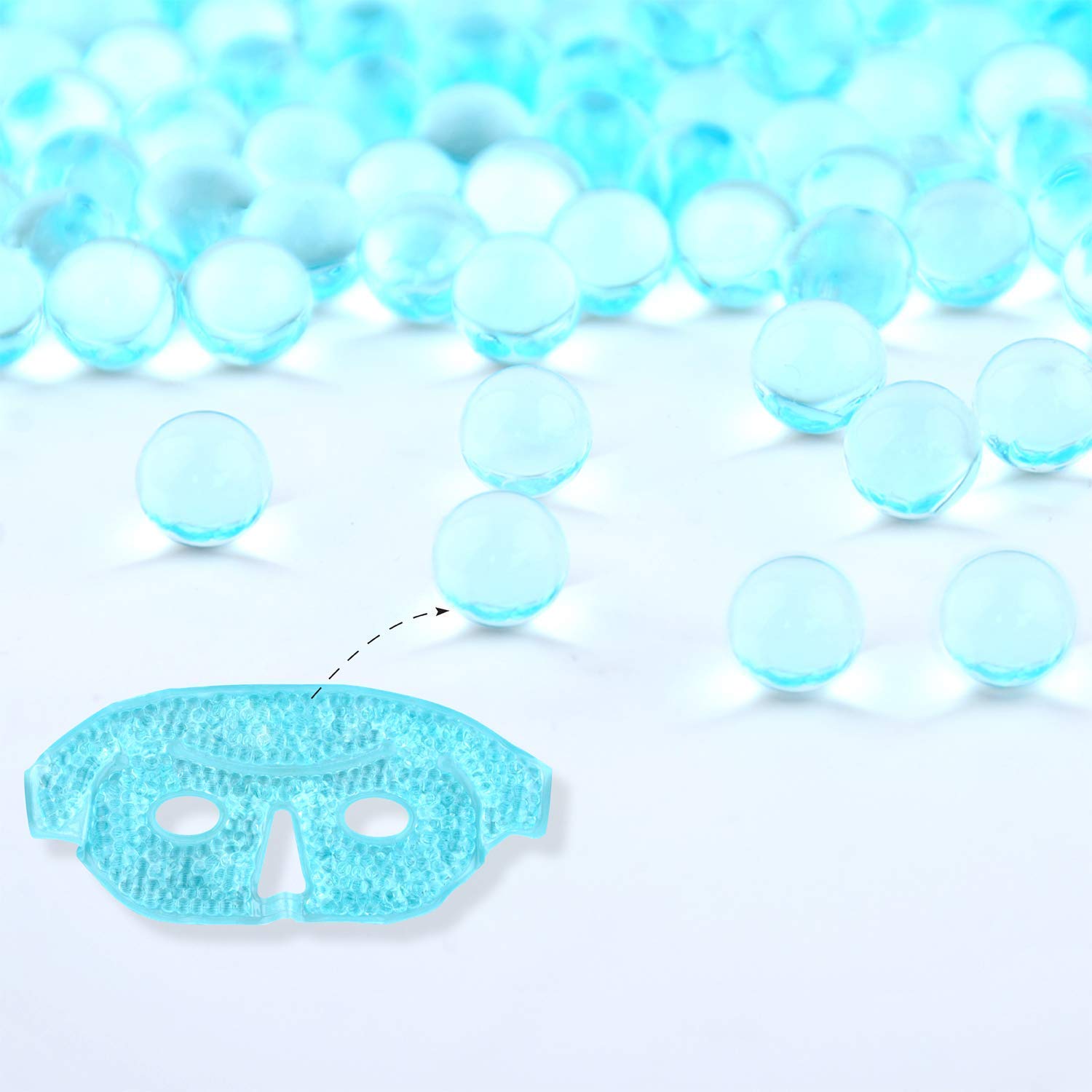 Relajación ocular con mascarilla ZNÖCUETÖD azul: ayuda a desconectar tras un día largo