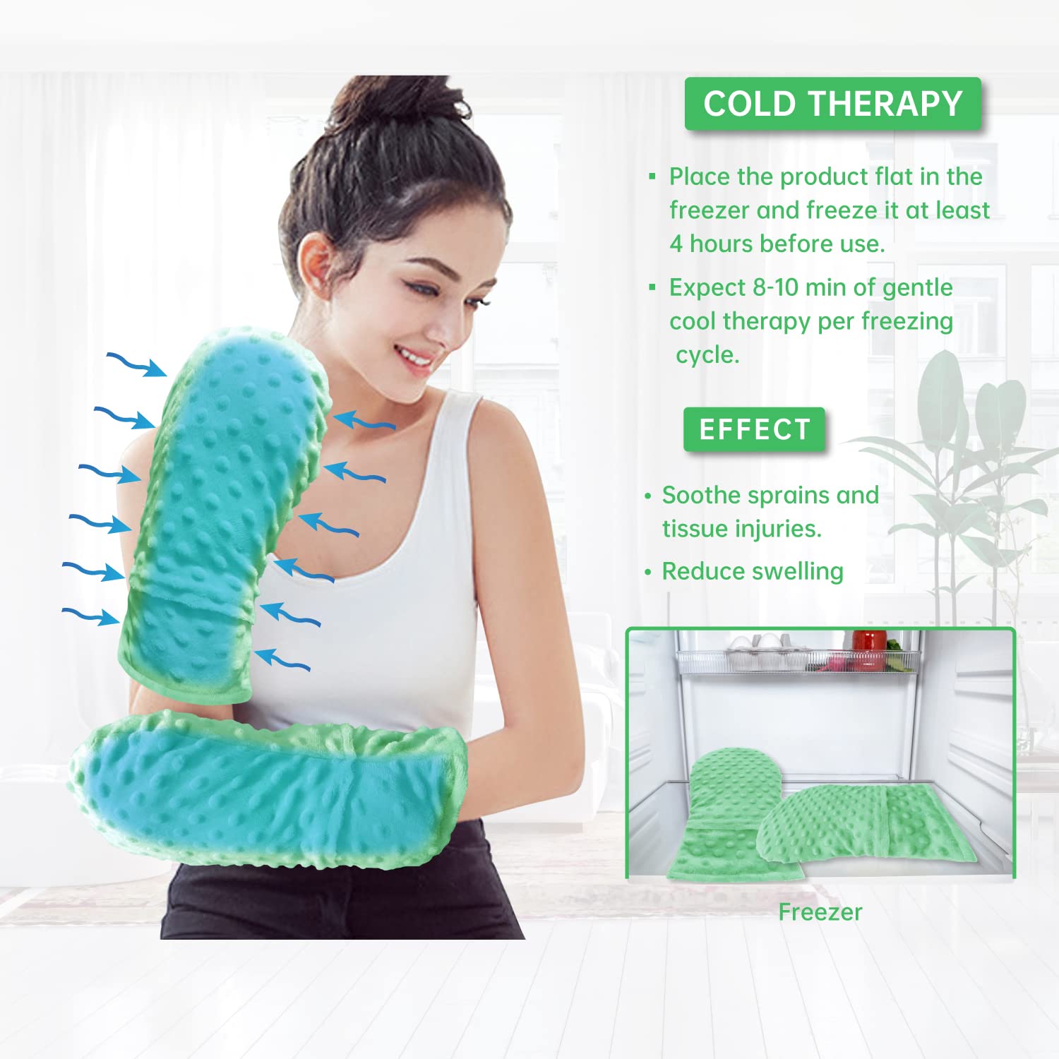 Ajuste cómodo Znöcuetöd con cierre de velcro para todas las manos.