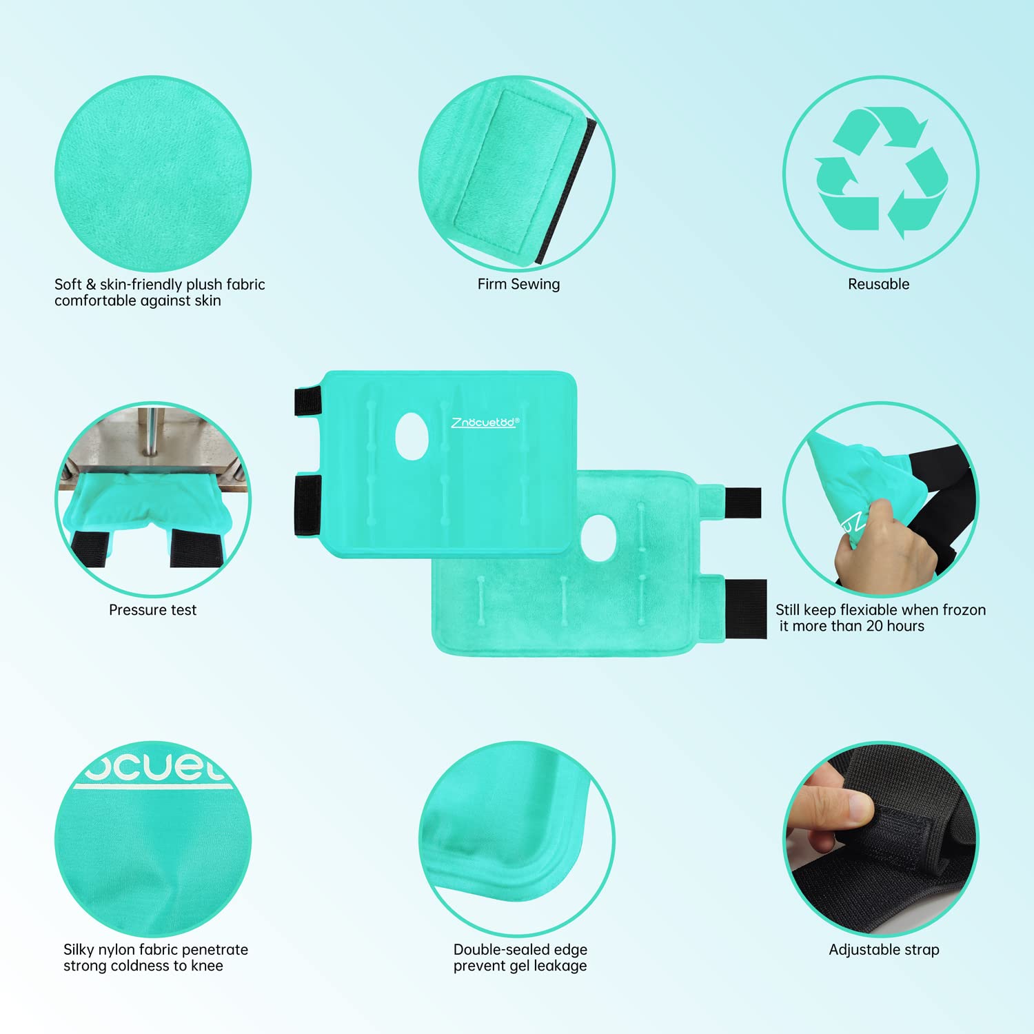 ZNÖCUETÖD tacto-peluche-suave: aplicación cómoda en la piel