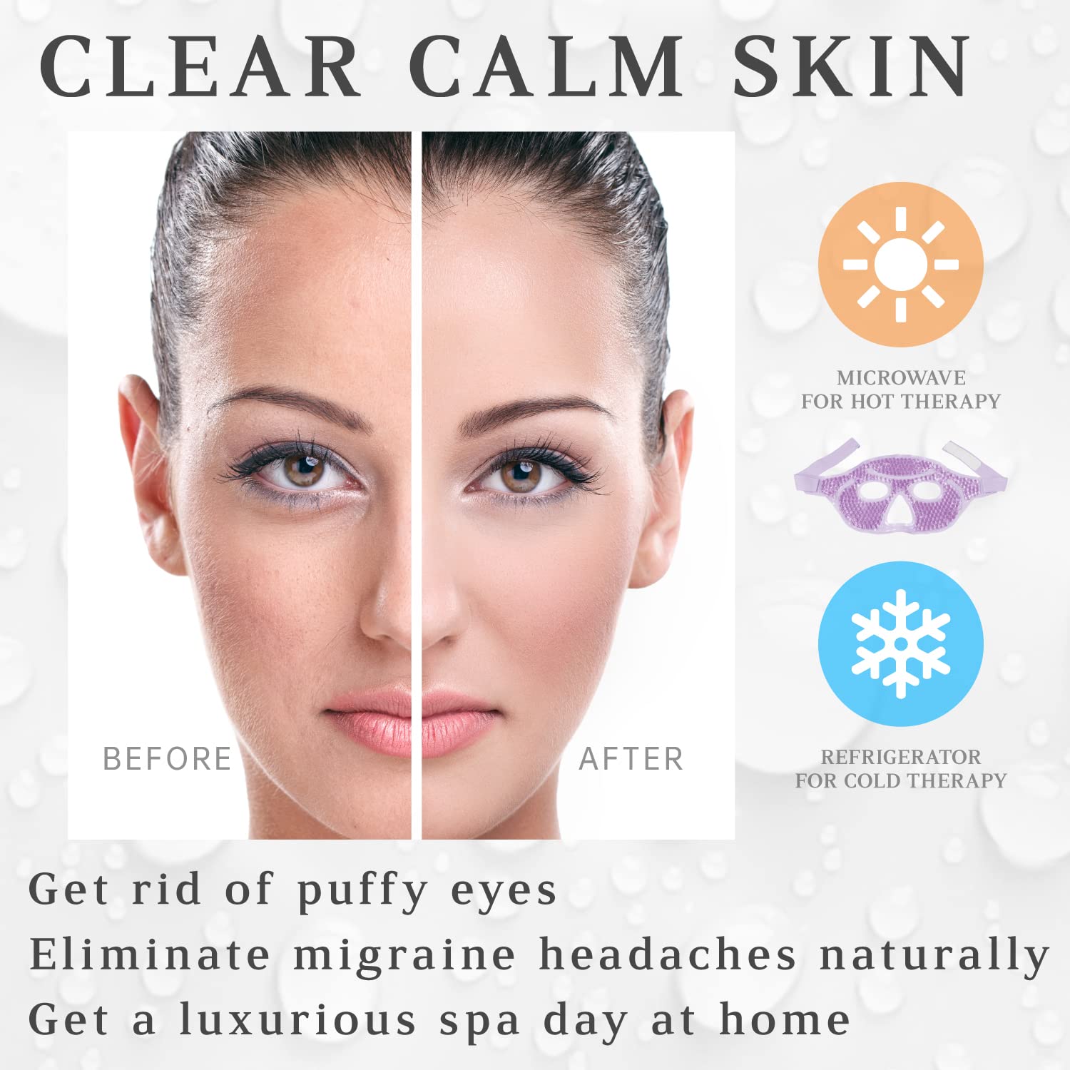 ZNÖCUETÖD uso diario de mascarilla ocular para confort