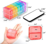 Capacidad 6+6 pastillas para cápsulas y aceites