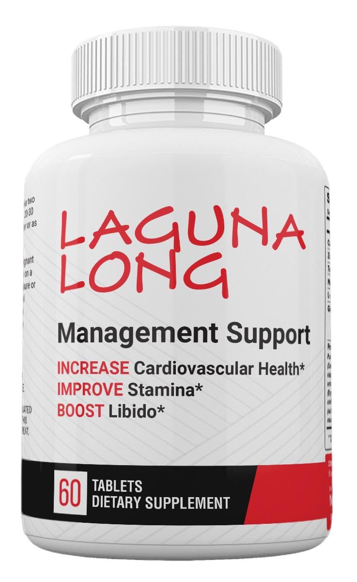 Zonata Laguna Long, envase de 60 tabletas, rendimiento sostenido para el día.