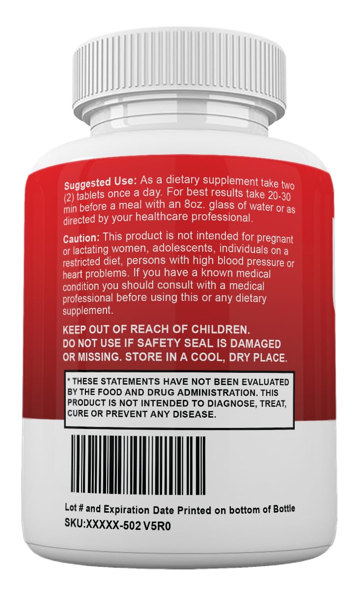 Zonata Ultra Male Tablets detalle de etiqueta con información clara.