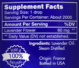 Zongle Therapeutics Lavanda: uso en bebidas para un toque floral natural.