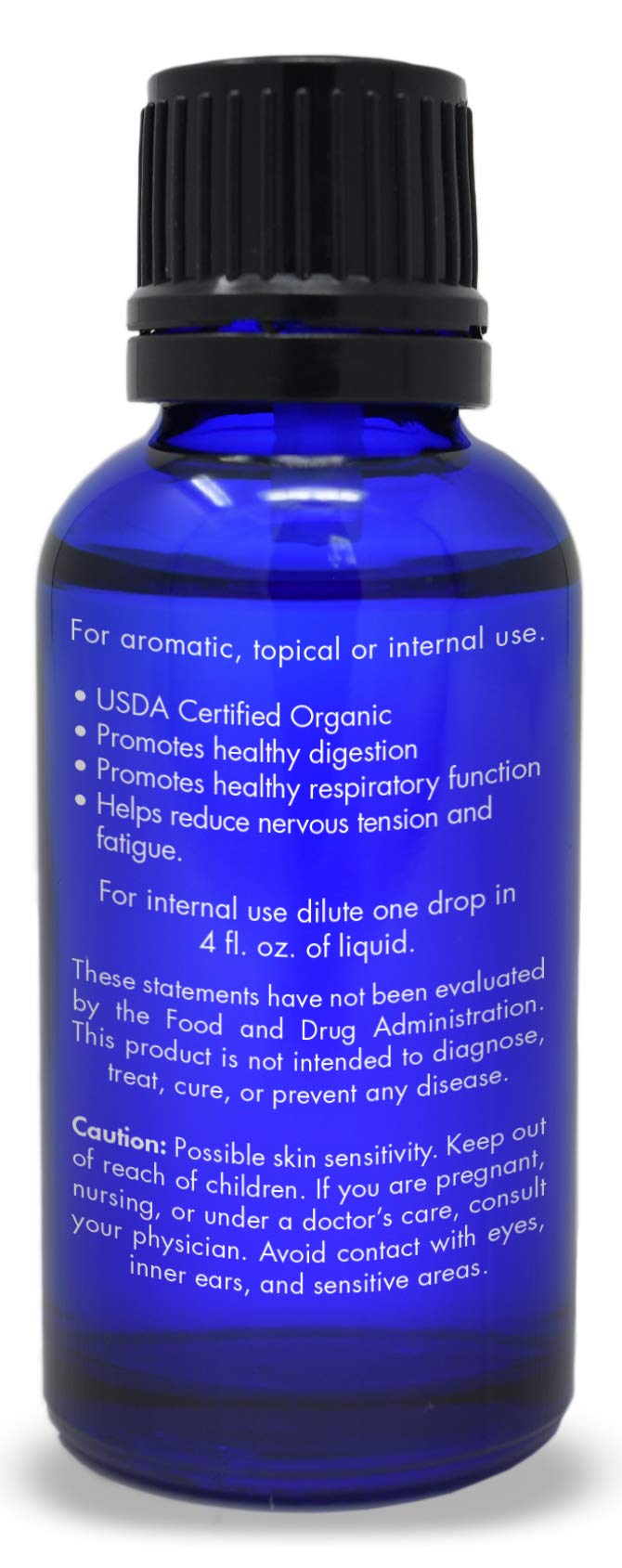Zongle Therapeutics Romero aceite etiqueta orgánica, certificado para consumo seguro.