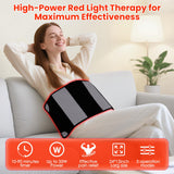 ZonGym Pad terapia de luz roja, enfoque cintura, promueve comodidad en la zona media.